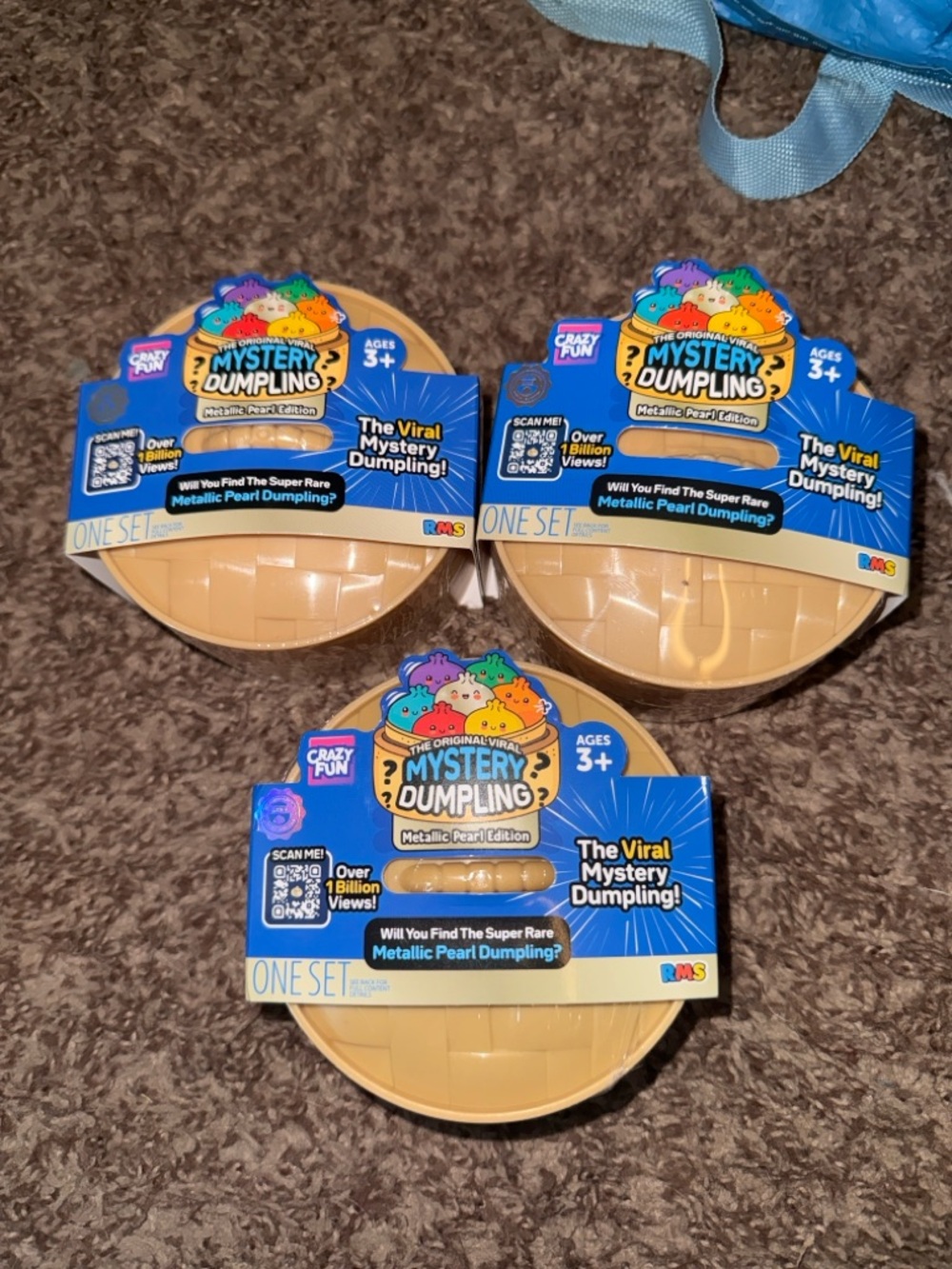3 RMS Mystery Dumplings Metallic Pearl Edition Sealed